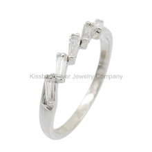 Pure prata esterlina jóias dom anel de dedo elegante para a senhora (kr3066)